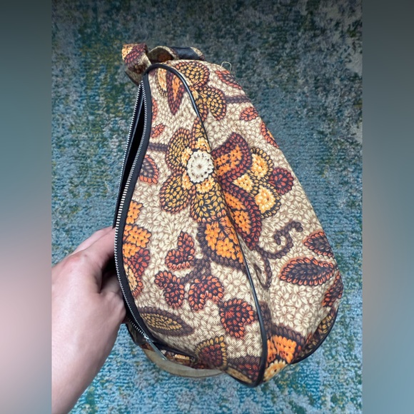 Vintage NPC 60/70s fabric flower power travel toiletries bag - Picture 9 of 9